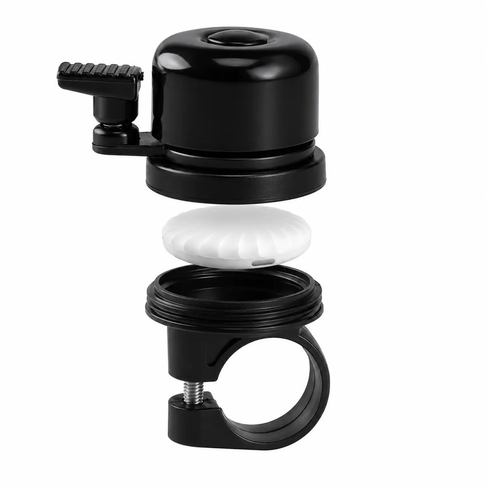 Slimme Fietsbel met Verborgen Tracker – Werkt met Apple Zoek Mijn (Find My) – Waterdicht IP67 – Anti-Diefstal Fiets Tracker