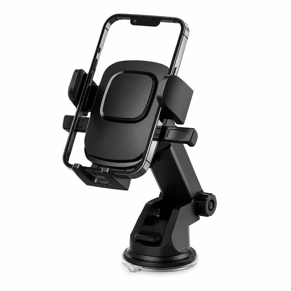Auto Telefoonhouder met Zuignap – Dashboard & Voorruit Houder – 360° Draaibaar – Universeel-Ilumina Benelux