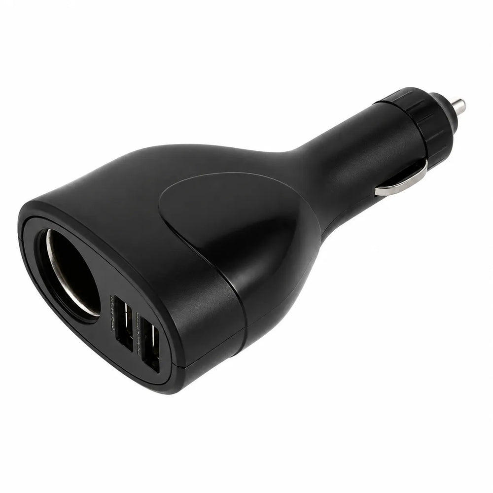 Auto Oplader – Sigarettenaansteker met Dual USB Autolader – 3.1A – Zwart-Ilumina Benelux