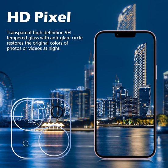 Camera Lens Protector – iPhone 15 – 9H Gehard Glas – Anti-kras – Tempered Glas – 1-Pack-Ilumina Benelux