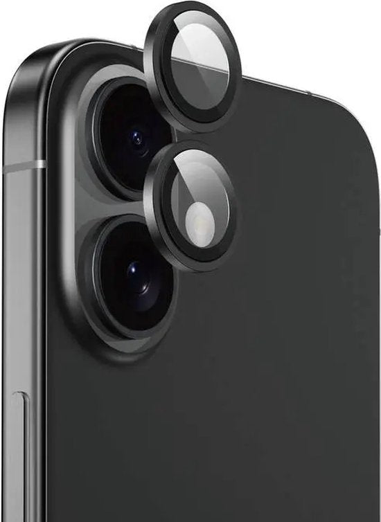 Camera Lens Protector – iPhone 16 Plus – 9H Gehard Glas – Anti-kras – Zwart-Ilumina Benelux