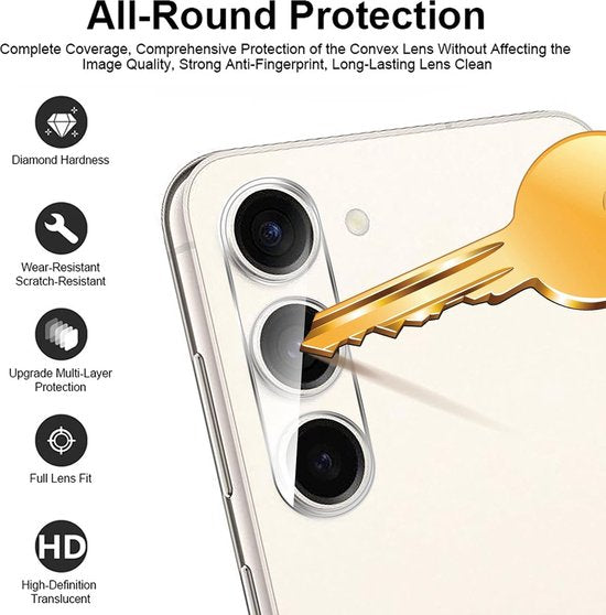 Camera Lens Protector – Samsung Galaxy A24 – 9H Gehard Glas – Anti Kras – 2-Pack Tempered Glas-Ilumina Benelux