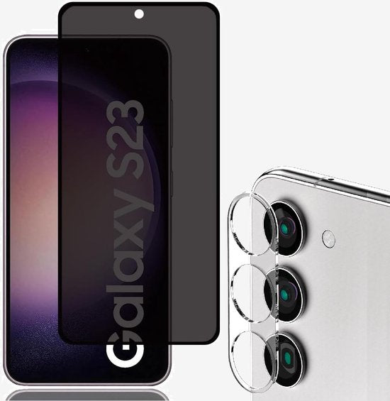 Samsung Galaxy S23 – Camera Lens & Privacy Screenprotector 4-Pack-Ilumina Benelux