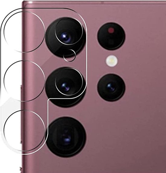 Camera Lens Protector – Samsung Galaxy S23 Ultra – 9H Gehard Glas – Anti-kras – 2-Pack-Ilumina Benelux