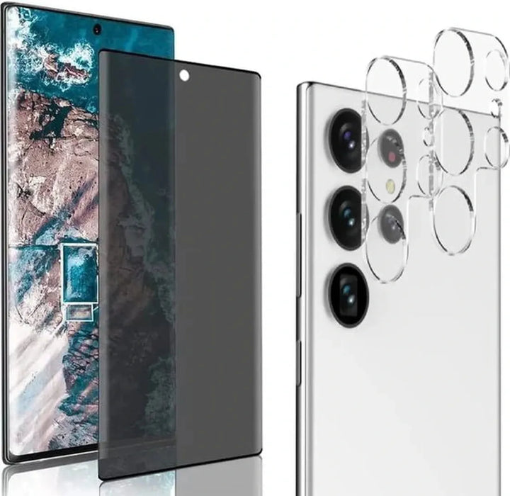 Samsung Galaxy S23 Ultra – Camera Lens & Privacy Screenprotector 6-Pack-Ilumina Benelux