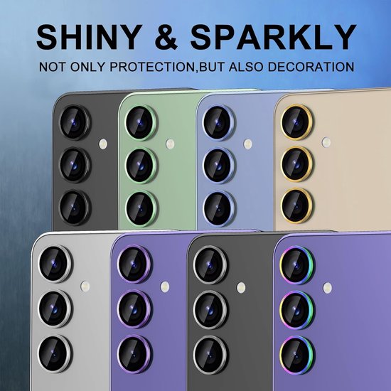 Camera Lens Protector – Samsung Galaxy S25 Plus – 9H Gehard Glas – Anti-kras – Tempered Glas – 1-Pack-Ilumina Benelux