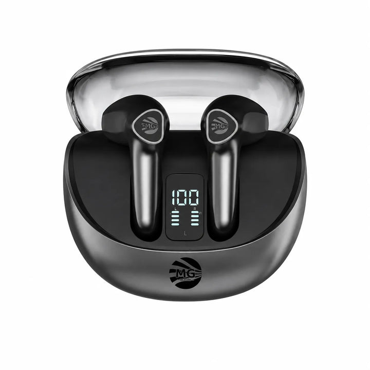 TWS Draadloze Bluetooth Oordopjes – LED Display – Extra Bass – Oplaadcase – Zwart-Ilumina Benelux