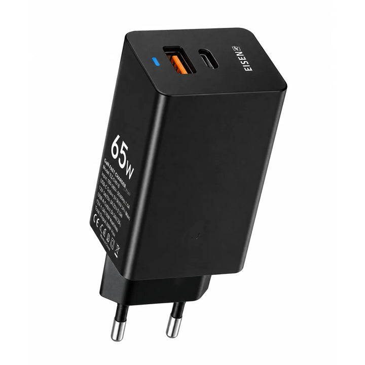65W GaN Snellader USB-C PD & USB-A Fast Charger-Ilumina Benelux