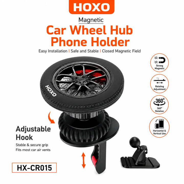 Magnetische Telefoonhouder Auto Ventilatierooster - 360° Draaibare MagSafe Houder - Universele GSM Houder Auto-Ilumina Benelux