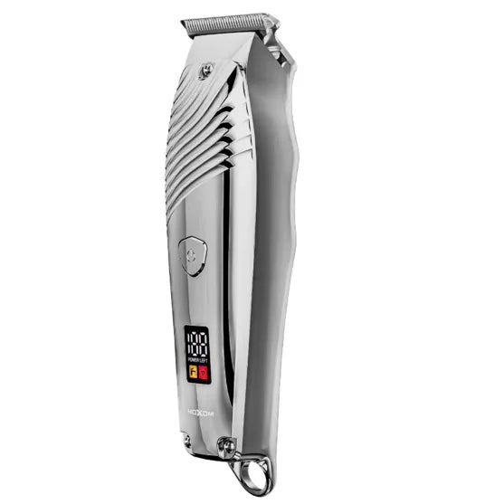 Elektrische Haartrimmer – IPX6 Waterdicht – 5W – Draadloos – LCD Display – Zilver-Ilumina Benelux