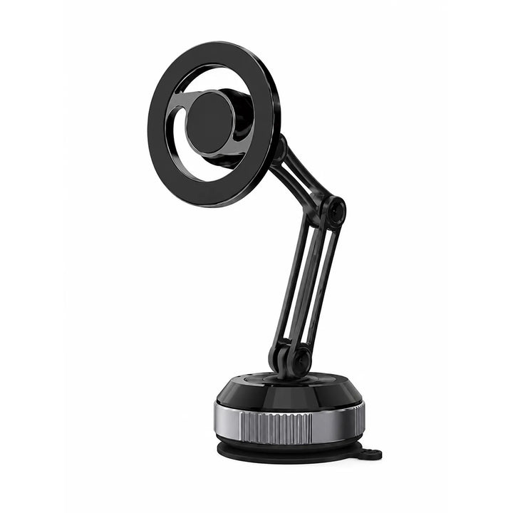 MagSafe Vacuüm Telefoonhouder – Sterke Zuignap – 360° Draaibaar – Opvouwbaar – Dashboard, Bureau & Ramen – Zwart