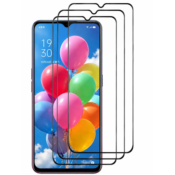 Oppo A5 2020/A9 2020/A15/A15s Screenprotector Full Cover Glas – 3x-Ilumina Benelux