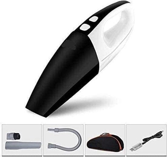 Draadloze autostofzuiger – Handstofzuiger 3500Pa – 3-in-1 mini vacuum cleaner – 2200mAh accu – Zwart-Kruimelzuiger-Ilumina Benelux