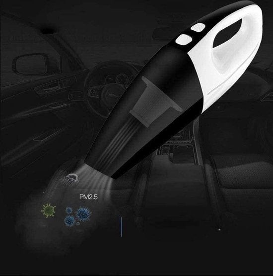 Draadloze autostofzuiger – Handstofzuiger 3500Pa – 3-in-1 mini vacuum cleaner – 2200mAh accu – Zwart-Kruimelzuiger-Ilumina Benelux