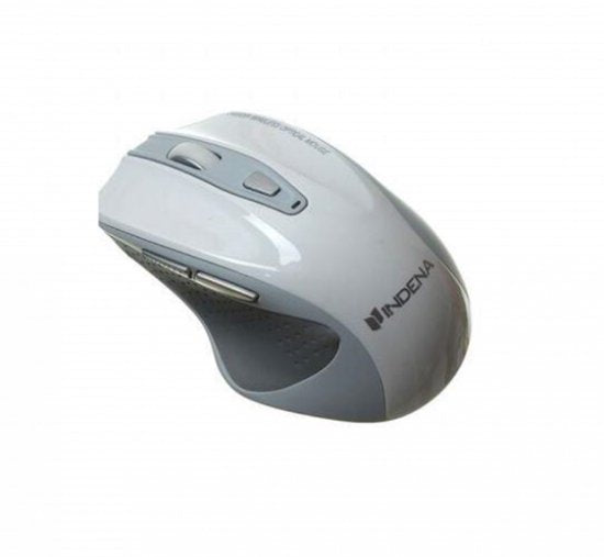 Draadloze muis laptop – Stille computermuis – 2.4GHz USB ontvanger – Geschikt voor Mac & PC – Wit