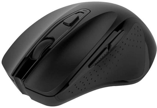 Draadloze muis laptop – Stille computermuis – 2.4GHz USB ontvanger – Geschikt voor Mac & PC – Zwart-Muis-Ilumina Benelux