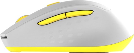 Draadloze muis laptop – Stille computermuis – 2.4GHz USB-ontvanger – Voor Mac & PC – Wit-Muis-Ilumina Benelux