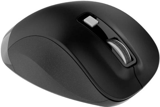 Draadloze muis laptop – Stille computermuis – Ergonomisch – Geschikt voor Mac & PC – Zwart-Muis-Ilumina Benelux