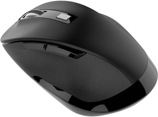 Draadloze muis laptop – Stille computermuis – Ergonomisch – Geschikt voor Mac & PC – Zwart-Muis-Ilumina Benelux