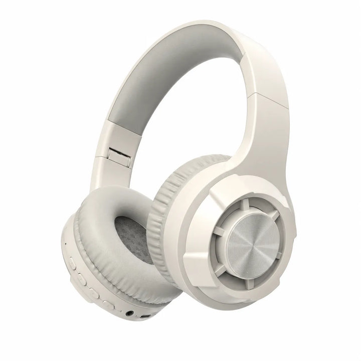 Draadloze Bluetooth Koptelefoon – Over-Ear Headset met Microfoon – Bluetooth 5.3 – 20 Uur Batterijduur – Wit-Ilumina Benelux
