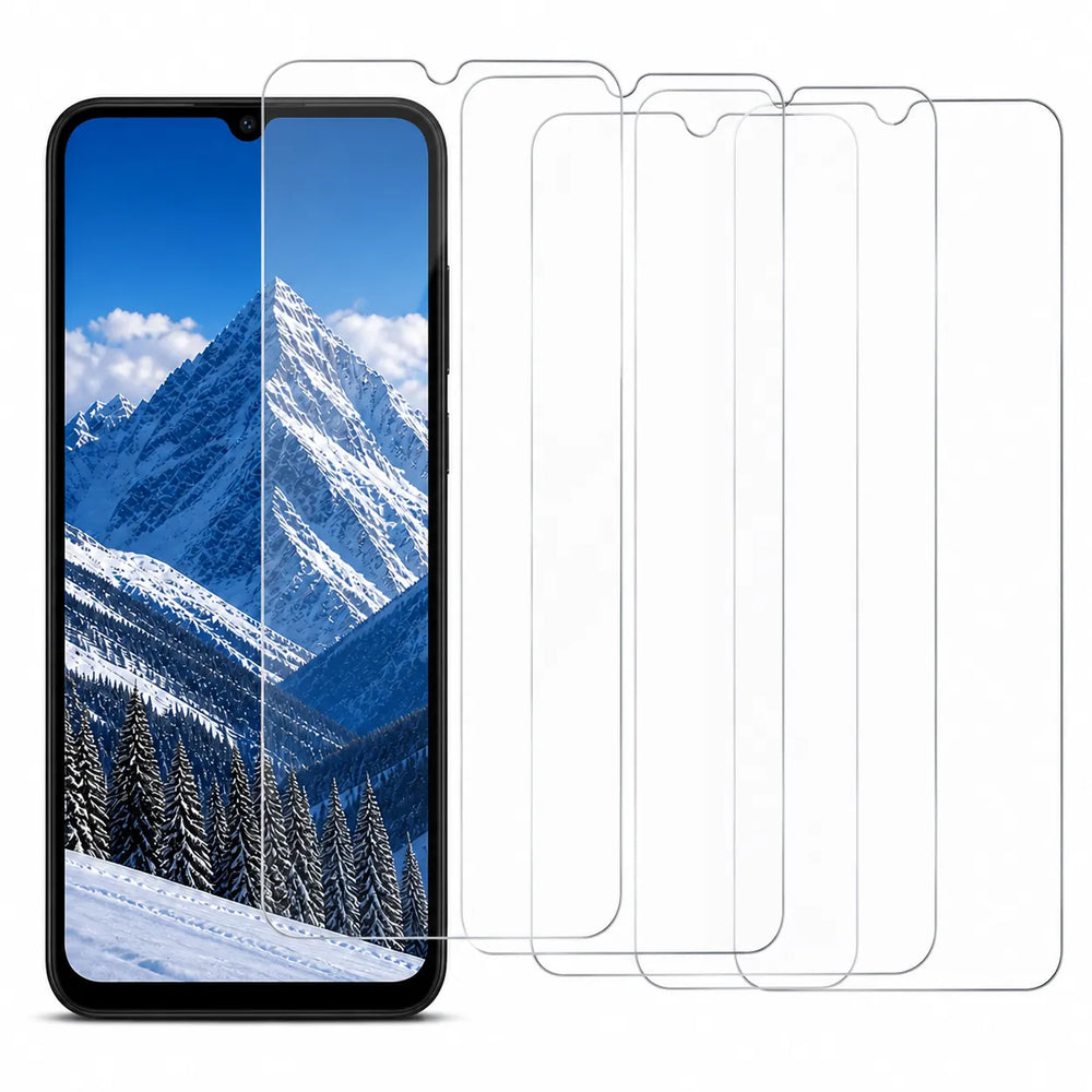 Samsung Galaxy A05S Screenprotector Gehard 9H – 5-Pack Tempered Glas-Ilumina Benelux