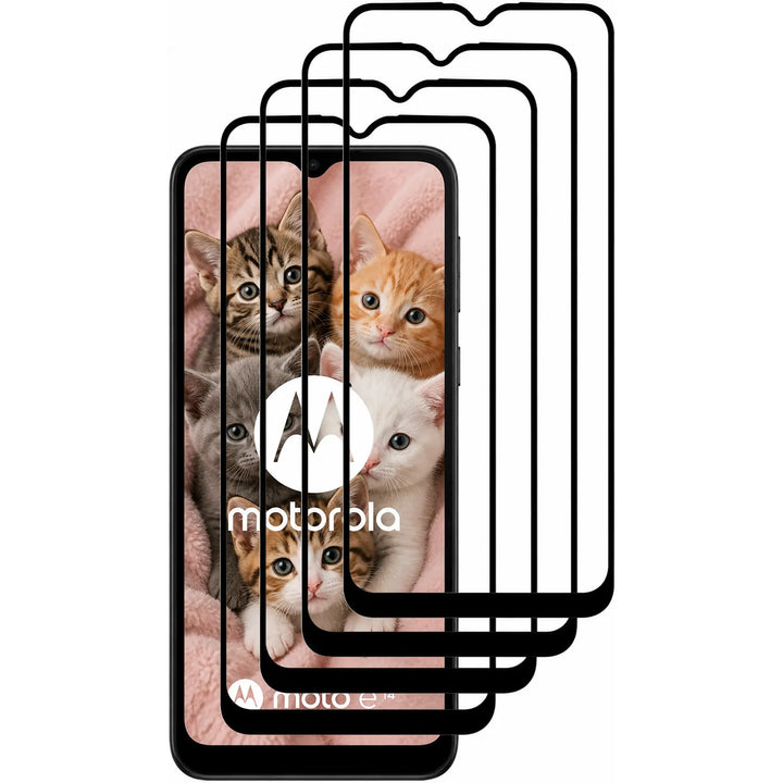Motorola Moto G10/G20/G30 Screenprotector Full Cover Glas – 4-Pack-Ilumina Benelux