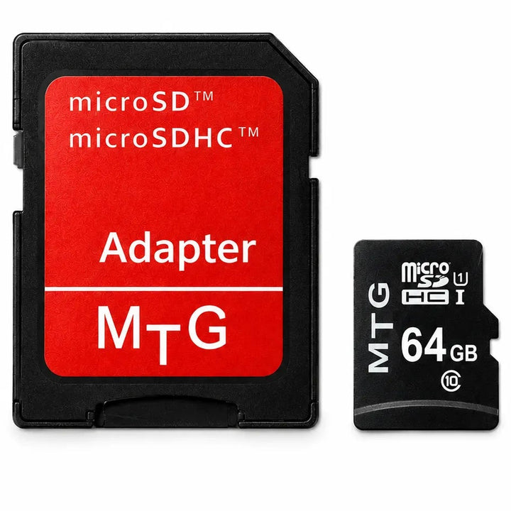 Micro SD Geheugenkaart 64GB met SD Adapter – Class 10 Opslagkaart voor Smartphone, Camera, Tablet & Dashcam-Ilumina Benelux