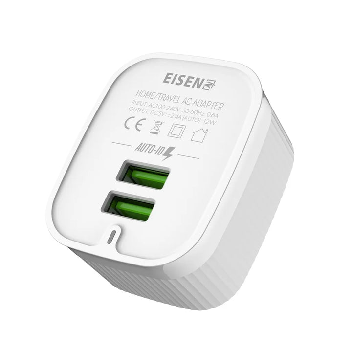 12W Dual USB Travel Charger met Micro USB Kabel-Ilumina Benelux