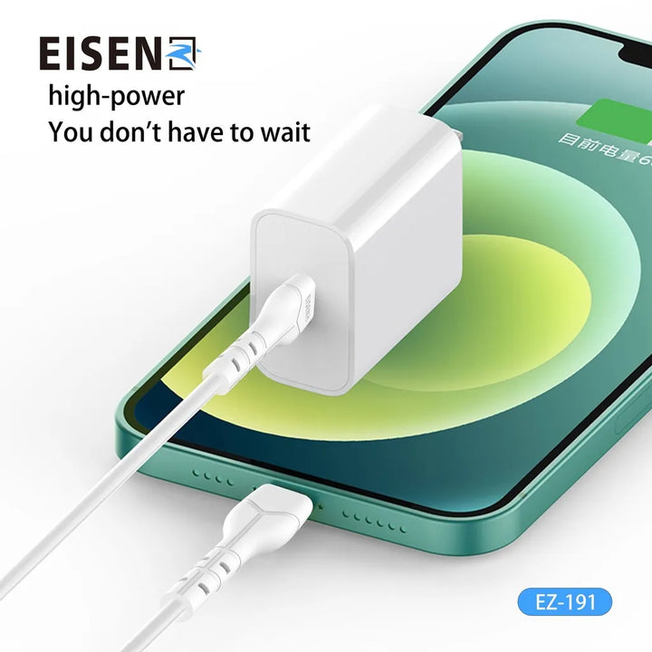 USB-C naar Lightning PD Fast Charging Kabel 1 Meter - EZ-191-Ilumina Benelux