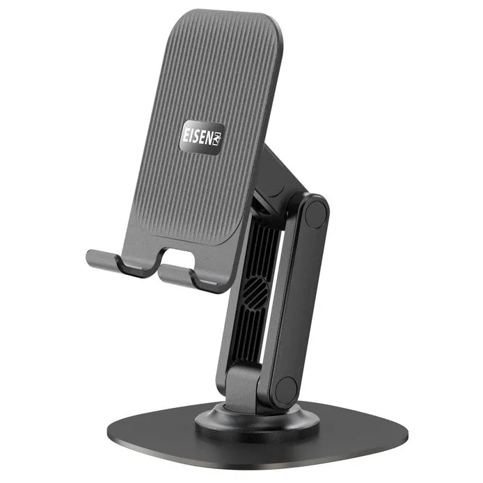 Verstelbare Bureau Telefoonhouder – Opvouwbare Smartphone & Tablet Standaard – 360° Draaibaar – Aluminium Bureauhouder-Ilumina Benelux