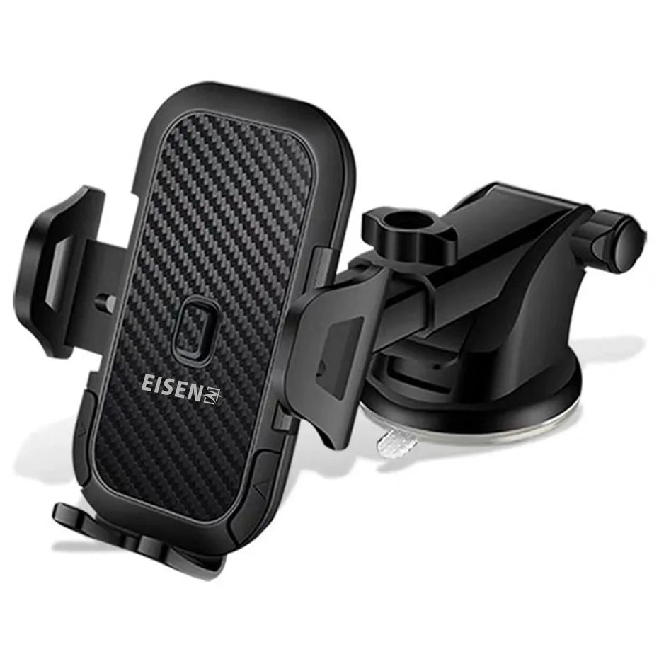 Telefoonhouder Auto - Dashboard & Voorruit Houder - Verstelbare Zuignap - 360° Draaibaar - Universeel Smartphonehouder-Ilumina Benelux