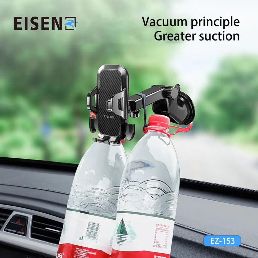 Telefoonhouder Auto - Dashboard & Voorruit Houder - Verstelbare Zuignap - 360° Draaibaar - Universeel Smartphonehouder-Ilumina Benelux