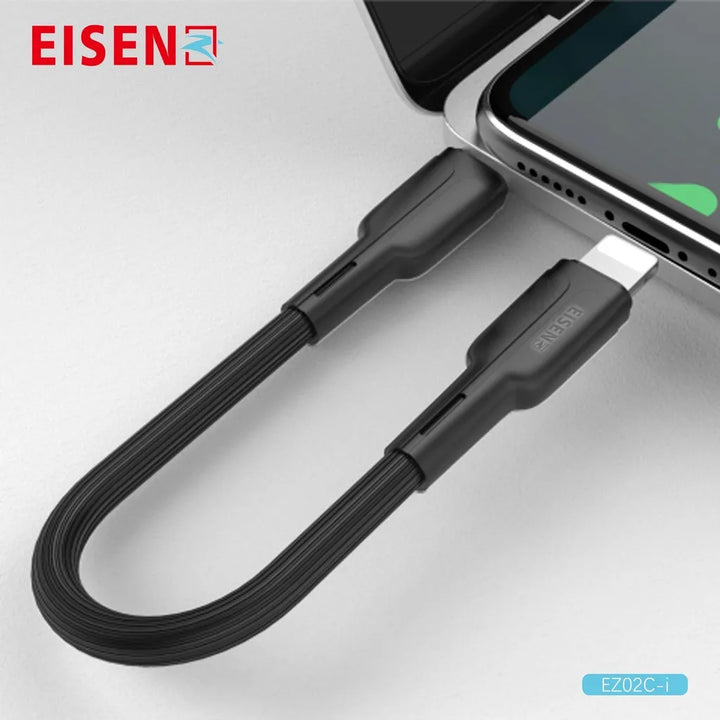 USB-C naar Lightning Kabel 30CM - Fast Charging Data Kabel - Zwart-Ilumina Benelux