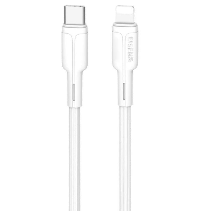 USB-C naar Lightning Kabel 30CM - Fast Charging Data Kabel - Wit-Ilumina Benelux