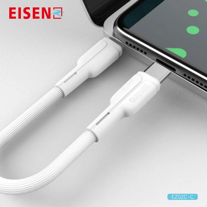 USB-C naar USB-C Data Kabel 30CM - Fast Charging - Wit-Ilumina Benelux