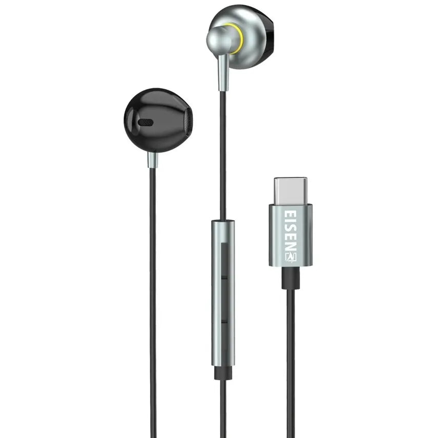 USB-C Oordopjes met Microfoon – Bedrade In-Ear Headset – USB Type-C – Stereo Geluid – Handsfree Bellen