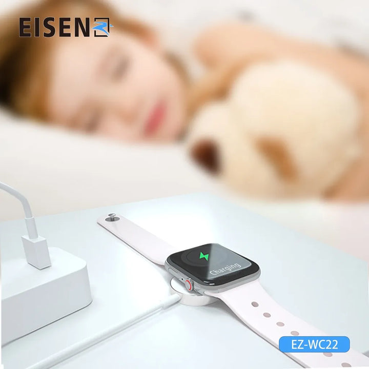 Watch Oplader USB-C – Magnetische Draadloze iWatch Charger – 1 Meter – Geschikt voor Apple Watch Ultra, SE & Series 1 t/m 10 – EZ-WC22-Ilumina Benelux