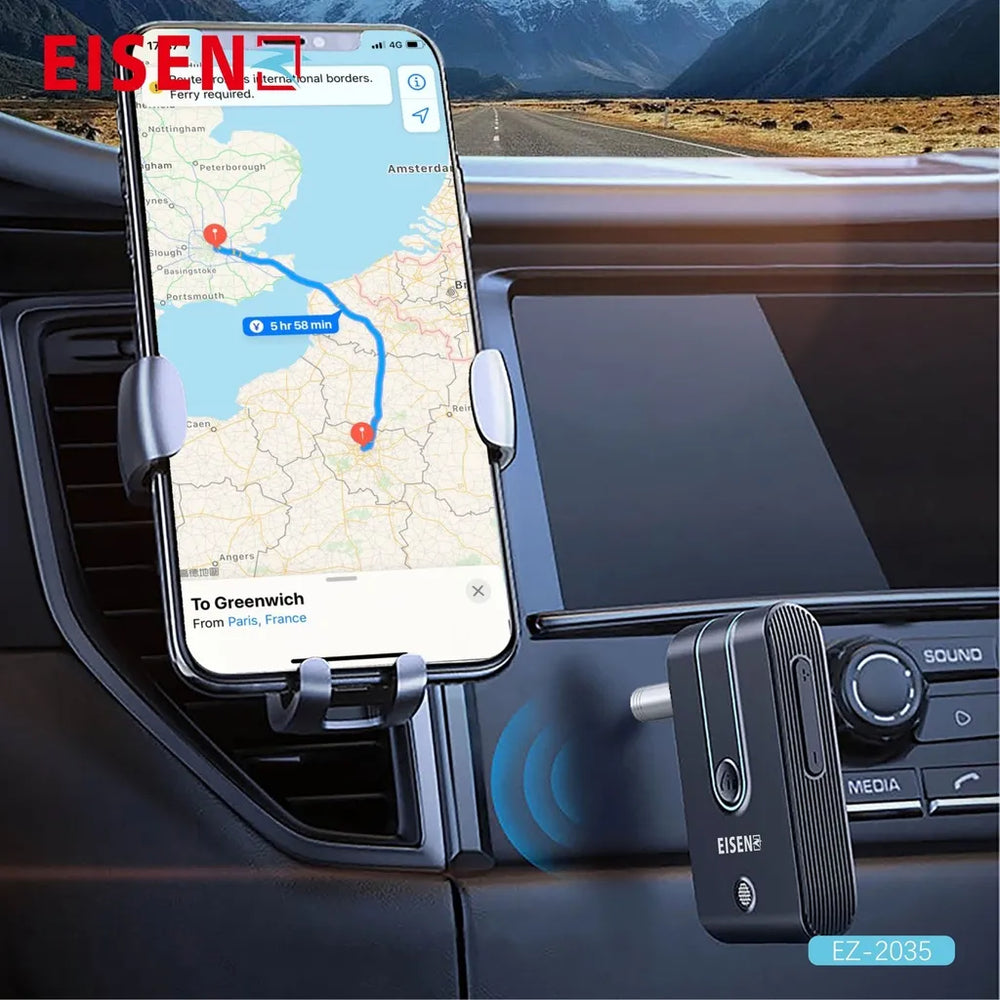 Bluetooth 5.3 AUX Adapter Auto - Draadloze Audio Ontvanger met Microfoon - Wireless Receiver