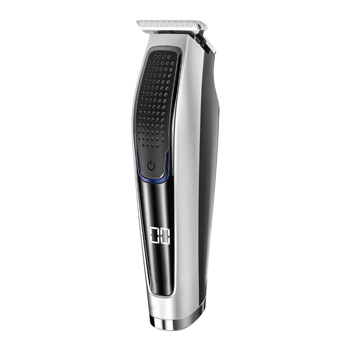 Elitist Elektrische Trimmer – 5W – Draadloos – LCD Display – USB Oplaadbaar – Zilver-Ilumina Benelux