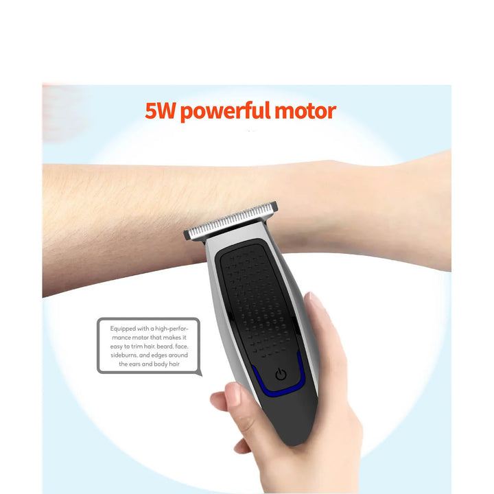 Elitist Elektrische Trimmer – 5W – Draadloos – LCD Display – USB Oplaadbaar – Zilver-Ilumina Benelux