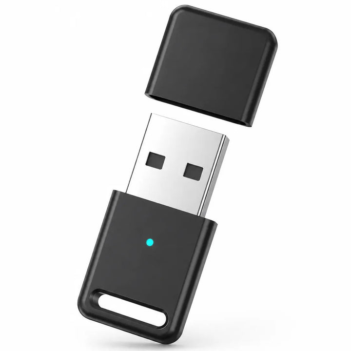 Bluetooth 5.3 USB Adapter – Transmitter & Receiver – 2-in-1 Bluetooth Dongle voor PC, TV, Laptop, Auto & Audioapparatuur – Windows-Ilumina Benelux