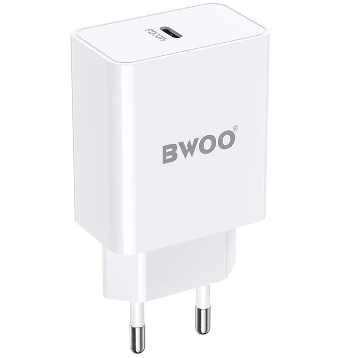20W USB-C PD Snellader met USB-C Kabel – EU Stekker Oplader-Ilumina Benelux