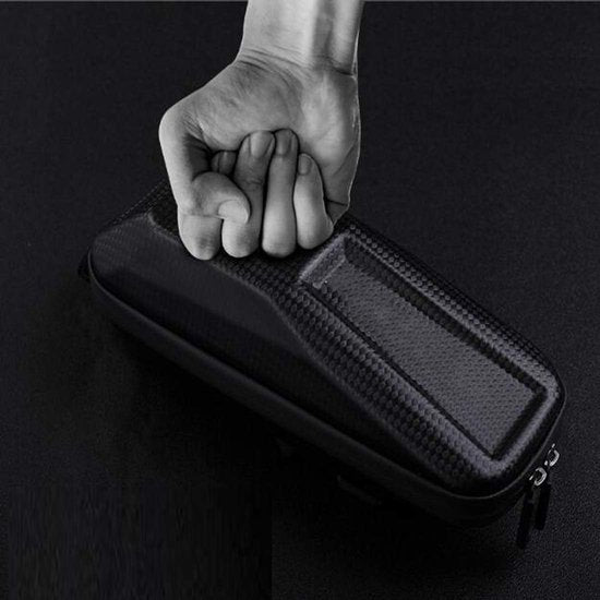 Fiets Frame Bag – Waterdichte Voorframe Telefoontas Top Tube Pouch – Voor Mountainbike & Racefiets – Zwart-Ilumina Benelux