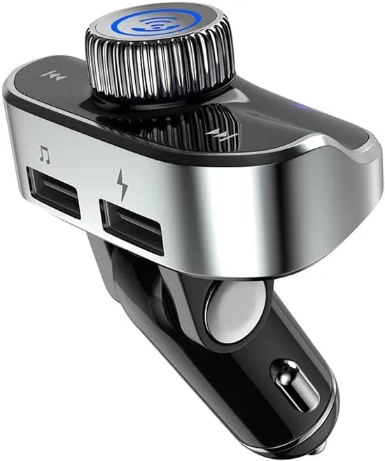 FM transmitter auto – Bluetooth CarKit MP3 speler – Handsfree bellen – USB & TF-kaart – Autolader – Zwart-Ilumina Benelux