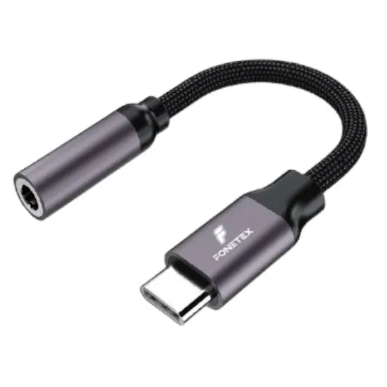 USB-C naar 3.5mm Audio Adapter – AUX Converter – Geschikt voor iPhone 15/16/17, Samsung Galaxy, iPad en USB-C Apparaten – Bellen & Muziek – Gevlochten Kabel