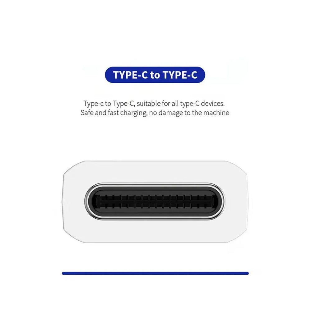 Samsung USB-C naar USB-C Kabel 3A – 18W / 20W Snelladen – Type-C Charger Cable – Wit-Ilumina Benelux