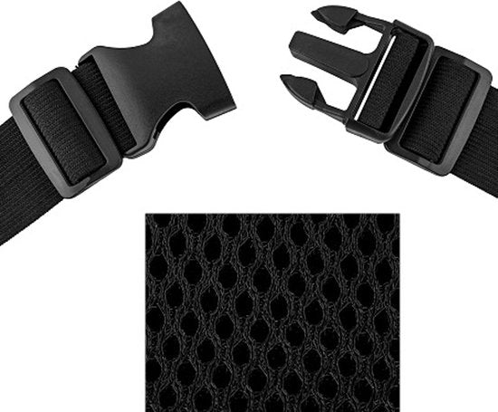 Hardloopriem – Heuptasje met Waterfleshouder – Reflecterende Strip – Verstelbaar Voor Dames & Heren – Groen-Money belt-Ilumina Benelux
