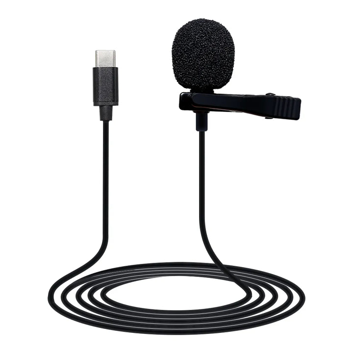 Premium Lavalier Microfoon USB-C – Draadloze Clip-On Microfoon voor Android, YouTube, TikTok, Vloggen, Podcasts & Livestreams-Ilumina Benelux