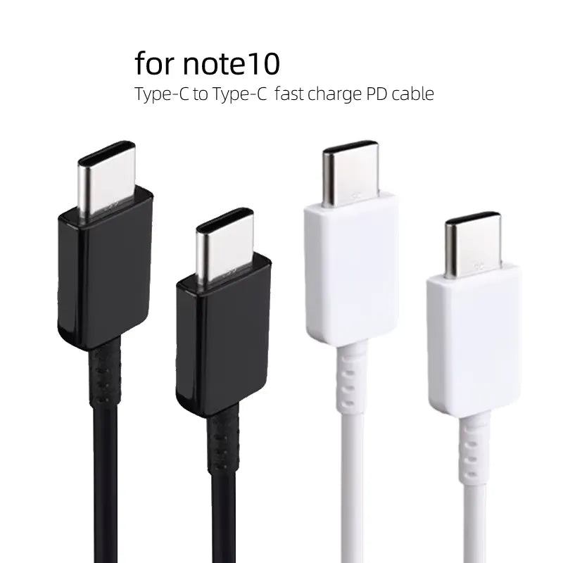 Samsung USB-C naar USB-C Kabel 3A – 18W / 20W Snelladen – Type-C Charger Cable – Wit-Ilumina Benelux