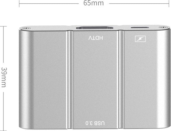 HDMI adapter – USB 3.0 naar HDMI AV converter – Geschikt voor iPhone iPad Samsung Android – Telefoon & tablet – Zwart-Ilumina Benelux